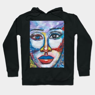 Windows to My Soul 11 Portrait art Hoodie